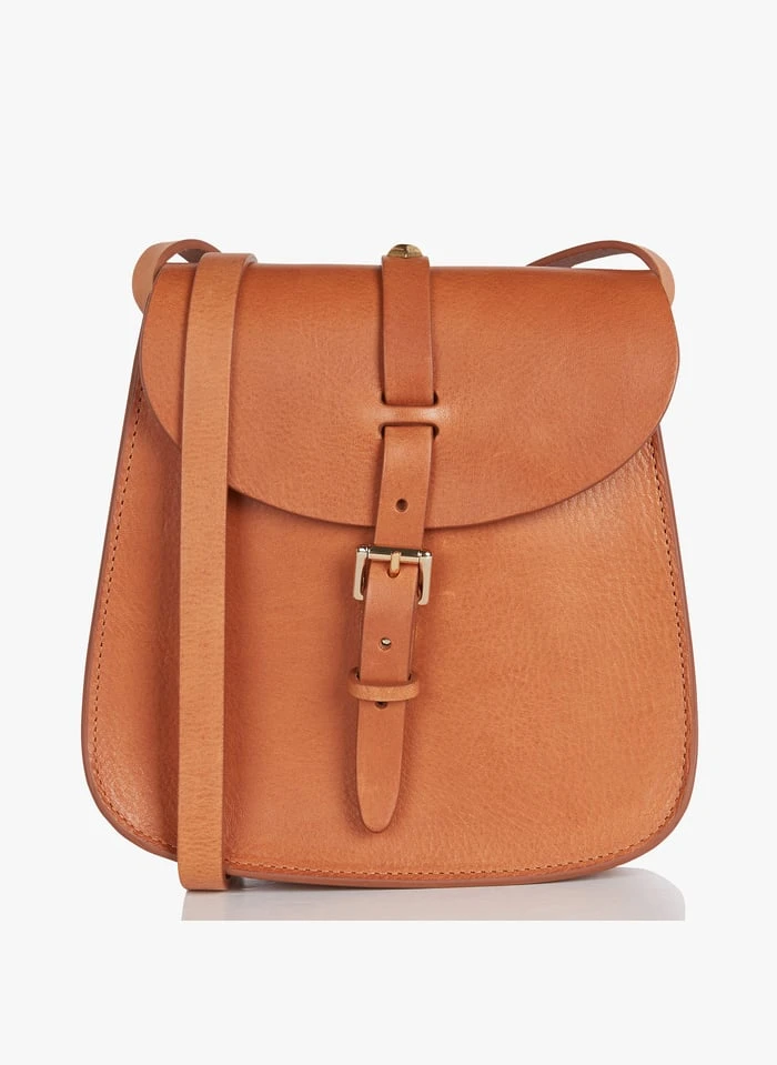 LE SAB - Mini Besace à Boucle En Cuir | Marron 3 LE SAB - Mini Besace à Boucle En Cuir | Marron