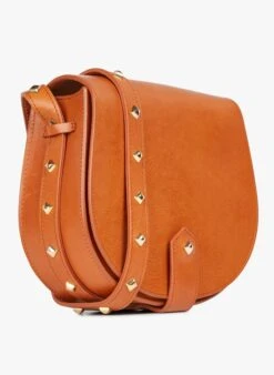 LE MAMOUR CLOUS - Besace à Studs En Cuir | Marron 10 LE MAMOUR CLOUS - Besace à Studs En Cuir | Marron -Soeur 2713185