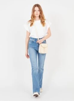 LE SAB ROCK - Mini Besace à Boucle En Cuir | Beige -Soeur 3604863