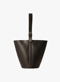 Soeur SAUL - Grand Sac Seau En Cuir Souple | Noir