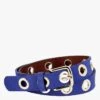 LA GRANDE KELLER VELOURS 30MM - Ceinture à Boucle à Oeillets En Cuir | Multicolore