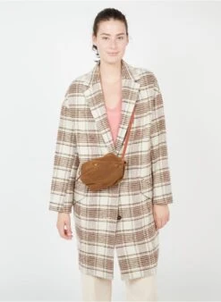 LE MINI SOHNA - Sac Bandoulière En Croute De Cuir | Marron 7 LE MINI SOHNA - Sac Bandoulière En Croute De Cuir | Marron -Soeur 3768691