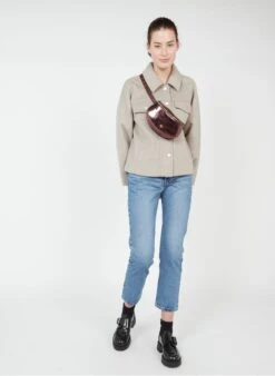 LA LILI - Banane En Cuir Métallisé | Rouge 9 LA LILI - Banane En Cuir Métallisé | Rouge -Soeur 3768707