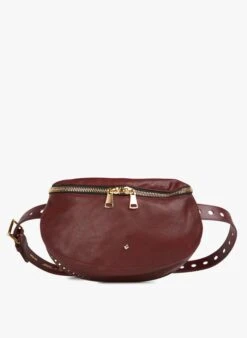 GRANDE LILI - Sac Banane Zippé En Cuir | Multicolore