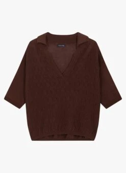 Soeur TILOUP - Pull Torsadé En Lin Et Coton | Marron 10 Soeur TILOUP - Pull Torsadé En Lin Et Coton | Marron -Soeur 3984859