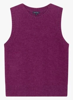 Soeur NAMASTE - Pull Sans Manches En Maille | Violet -Soeur 3984862