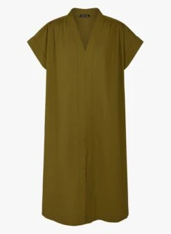 Soeur MARTINIQUE - Robe Midi En Popeline De Coton | Vert -Soeur 3984867