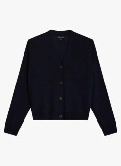 Soeur IDEM - Gilet Boutonné En Laine | Bleu -Soeur 3984973