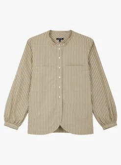 Soeur UMILE - Chemise En Popeline De Coton Rayée | Rayé -Soeur 3985009