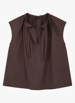 Soeur TANGER - Top En Popeline De Coton | Gris -Soeur 3985011