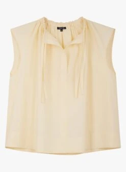 Soeur TANGER - Top En Popeline De Coton | Beige -Soeur 3985012