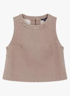 Soeur PAMPA - Top Col Rond En Toile De Coton | Violet -Soeur 3985021