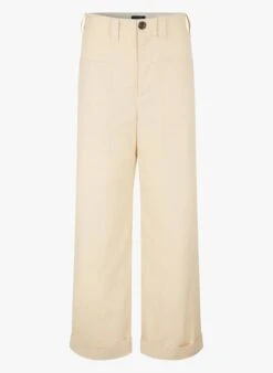 Soeur THABOR - Pantalon Large En Coton Lavé | Beige -Soeur 3985040