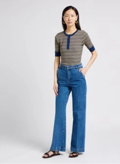 Soeur JOCONDE - Tee-shirt Col Rond Rayé En Coton | Multicolore 10 Soeur JOCONDE - Tee-shirt Col Rond Rayé En Coton | Multicolore -Soeur 4009692