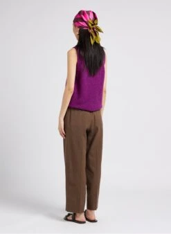 Soeur NAMASTE - Pull Sans Manches En Maille | Violet -Soeur 4009718