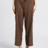 Soeur SARAJEVO - Pantalon Droit Chiné En Lin | Marron 2 Soeur SARAJEVO - Pantalon Droit Chiné En Lin | Marron -Soeur 4009723