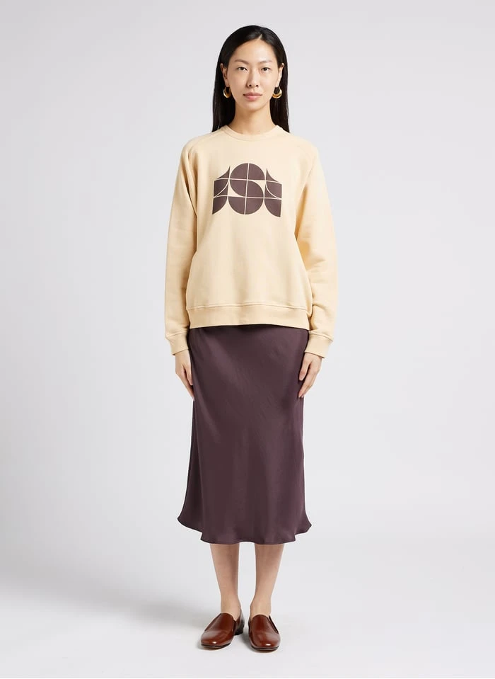 Soeur THIBAULT - Sweat Col Rond En Coton | Beige 6 Soeur THIBAULT - Sweat Col Rond En Coton | Beige – Image 4