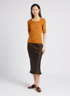 Soeur FEVER - Jupe Midi Fluide En Satin | Gris -Soeur 4009739 1