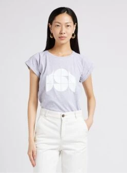 Soeur VALENTINA - Tee-shirt Col Rond En Coton | Gris