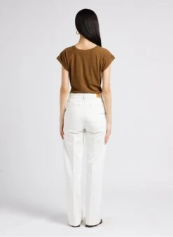 Soeur CALIFORNIA - Jean Bootcut En Coton | Blanc -Soeur 4009755