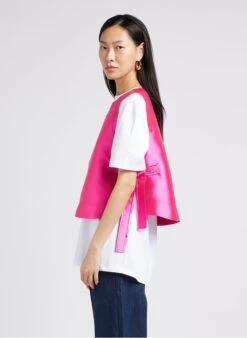 Soeur TISHKA - Top Sans Manches En Satin | Rose