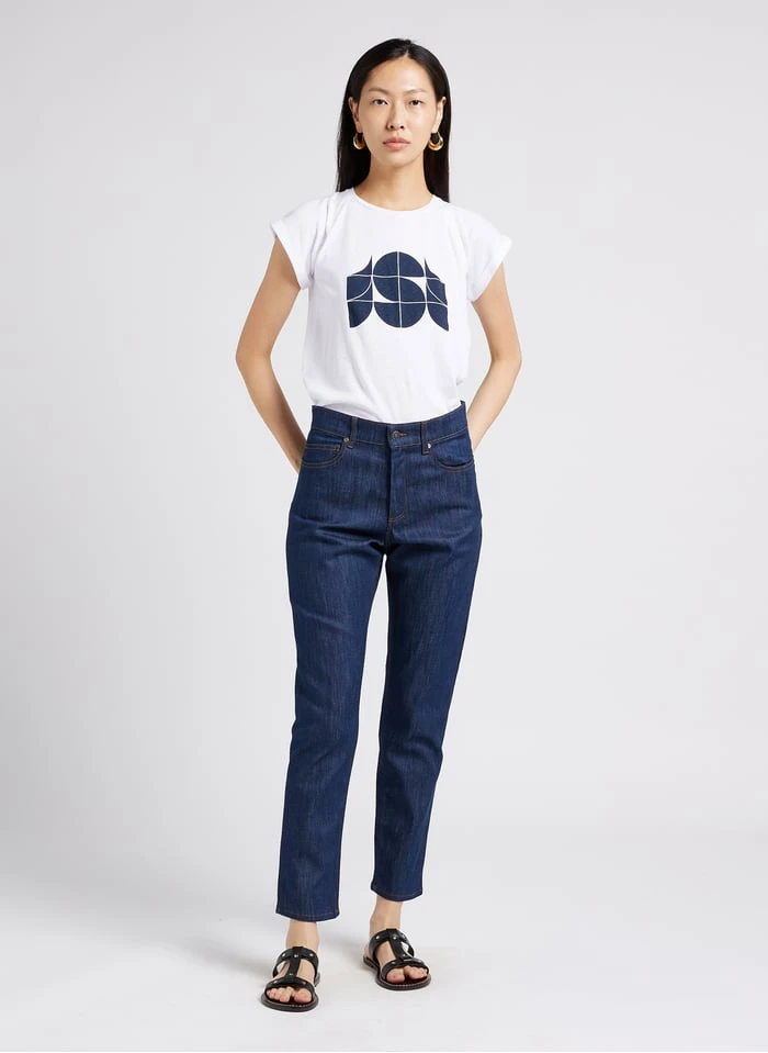 Soeur VALENTINA - Tee-shirt Col Rond Sérigraphié En Coton Mélangé | Blanc 6 Soeur VALENTINA - Tee-shirt Col Rond Sérigraphié En Coton Mélangé | Blanc – Image 4