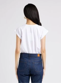 Soeur VALENTINA - Tee-shirt Col Rond Sérigraphié En Coton Mélangé | Blanc 8 Soeur VALENTINA - Tee-shirt Col Rond Sérigraphié En Coton Mélangé | Blanc -Soeur 4009806