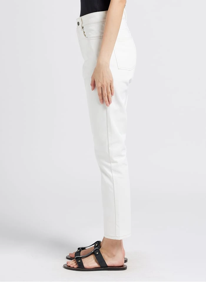 Soeur BARNEY - Jean Droit En Coton | Blanc 5 Soeur BARNEY - Jean Droit En Coton | Blanc – Image 3