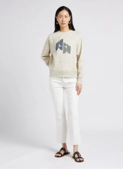 Soeur FRANCISCO - Jean Flare En Coton | Blanc -Soeur 4009833