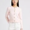 Soeur LYNE - Gilet Court Boutonné | Rose -Soeur 4009843
