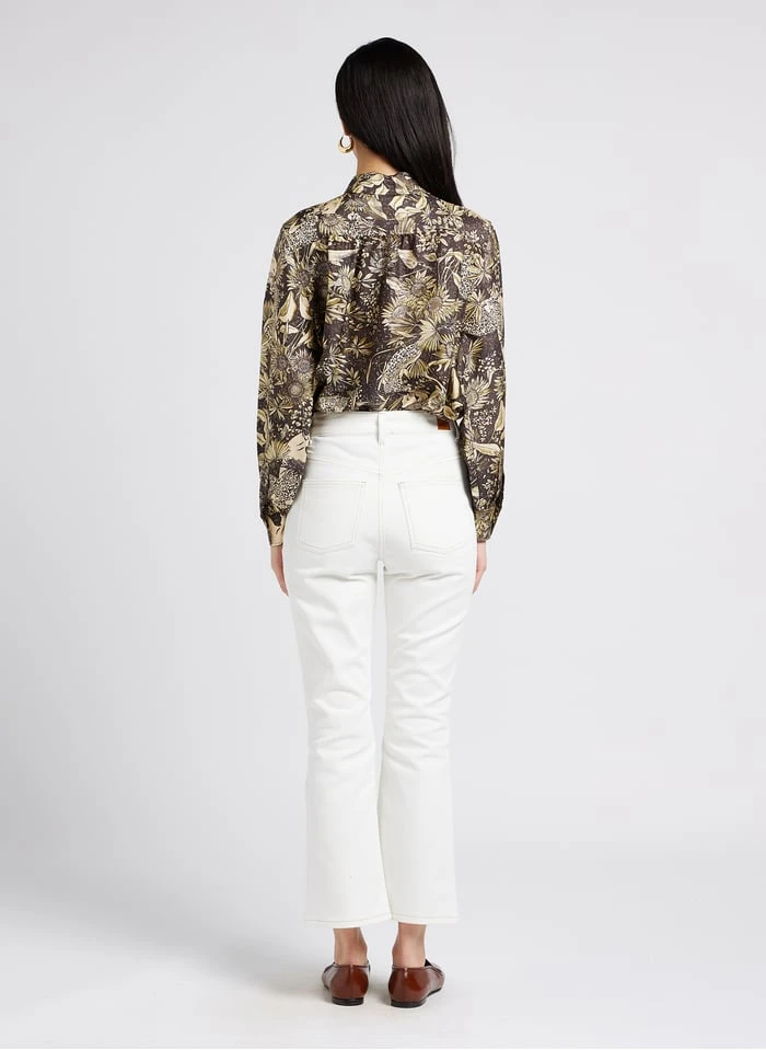 Soeur LUCRECE - Chemise En Doupion De Soie Imprimée | Multicolore 7 Soeur LUCRECE - Chemise En Doupion De Soie Imprimée | Multicolore – Image 5