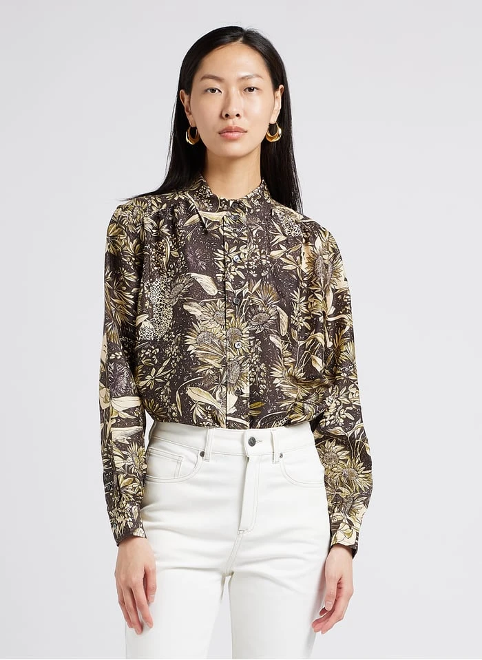 Soeur LUCRECE - Chemise En Doupion De Soie Imprimée | Multicolore 3 Soeur LUCRECE - Chemise En Doupion De Soie Imprimée | Multicolore