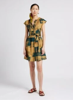 Soeur TELLA - Robe Courte En Popeline De Coton Imprimé | Multicolore -Soeur 4009853