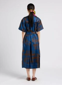 Soeur THAILAND - Robe Midi En Soie Imprimée | Multicolore -Soeur 4009857