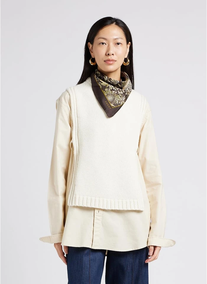 Soeur UZEL - Plastron En Laine | Beige 3 Soeur UZEL - Plastron En Laine | Beige