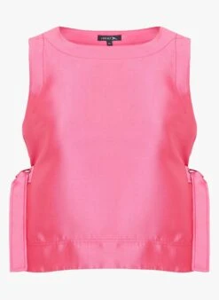 Soeur TISHKA - Top Sans Manches En Satin | Rose -Soeur 4024475