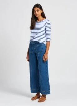 Soeur HARRY - Jean évasé Et Délavé En Coton | Jean Délavé -Soeur 4032250