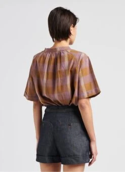 Soeur URBAINE - Blouse à Carreaux En Voile De Coton | Multicolore -Soeur 4033223