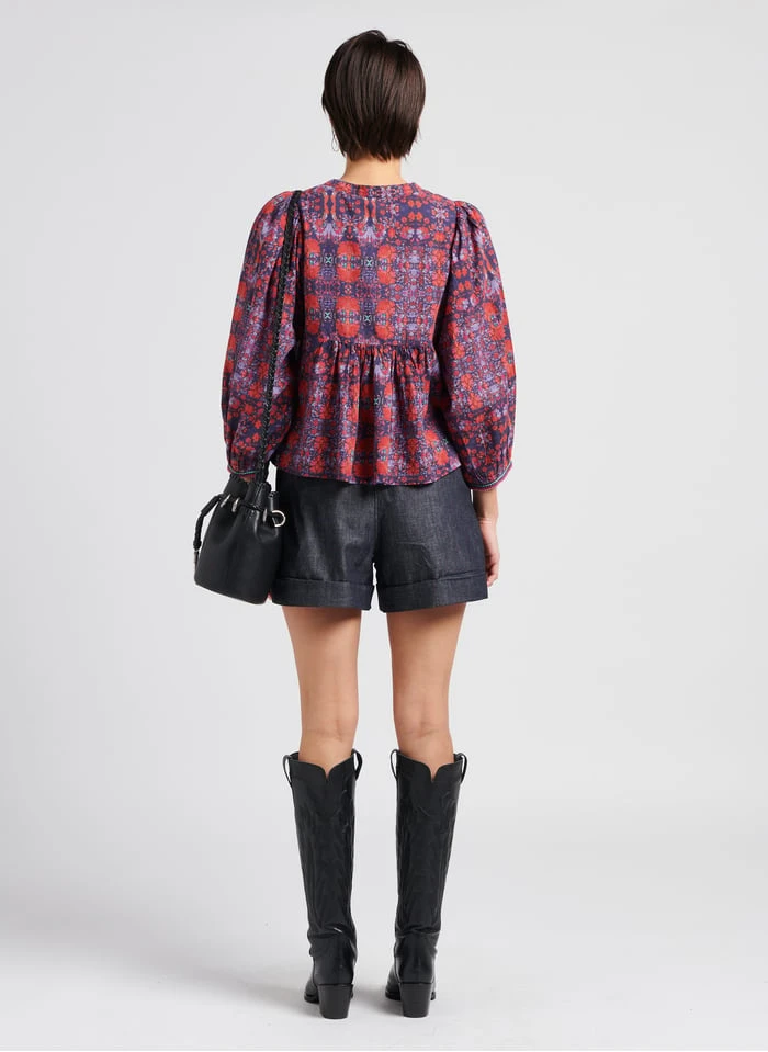 Soeur UOMO - Short Large En Coton Denim | Jean Brut 13 Soeur UOMO - Short Large En Coton Denim | Jean Brut – Image 11