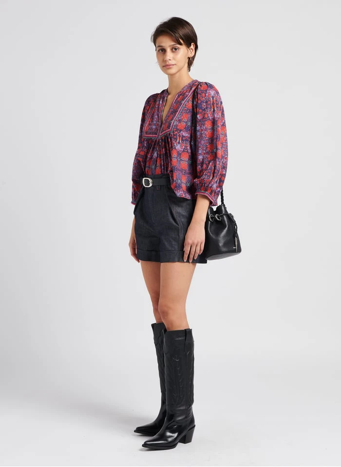 Soeur UOMO - Short Large En Coton Denim | Jean Brut 14 Soeur UOMO - Short Large En Coton Denim | Jean Brut – Image 12