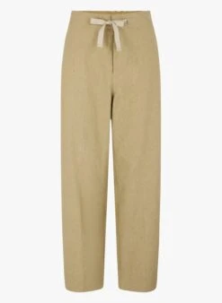 Soeur SARAJEVO - Pantalon Droit Chiné En Lin | Beige -Soeur 4036143