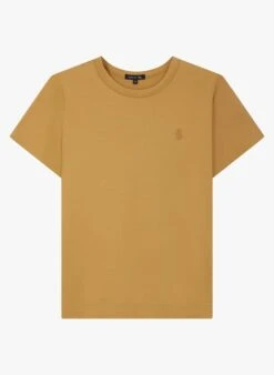 Soeur BASIC - Tee Shirt à Col Rond En Coton | Beige -Soeur 4036152