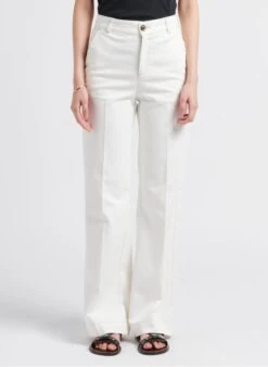 Soeur CALIFORNIA - Jean Bootcut En Coton | Blanc -Soeur 4039069