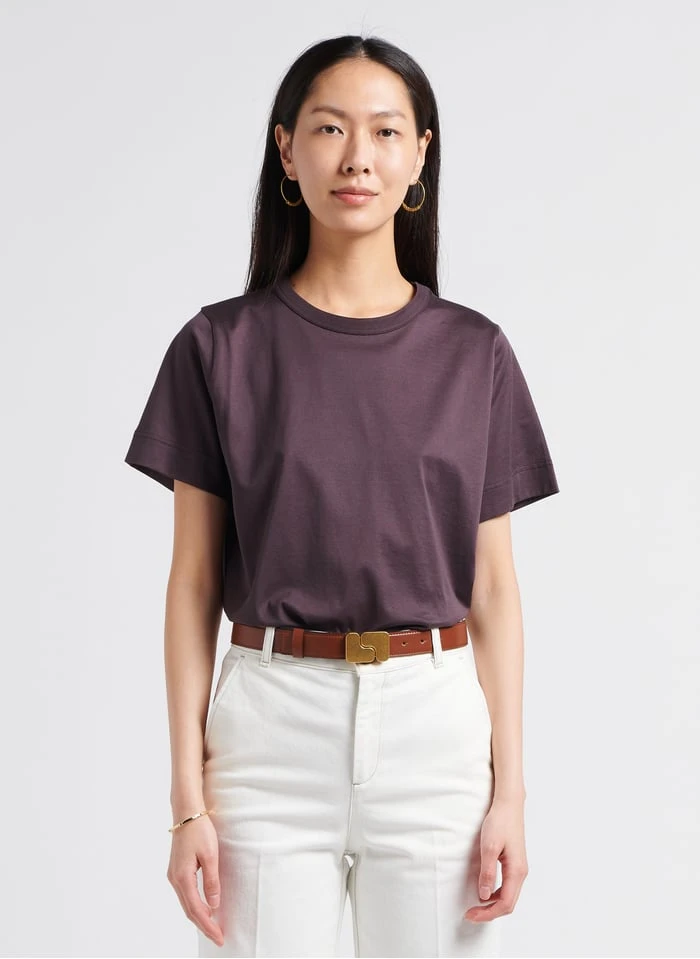 Soeur BASIC - Tee Shirt à Col Rond En Coton | Gris 3 Soeur BASIC - Tee Shirt à Col Rond En Coton | Gris