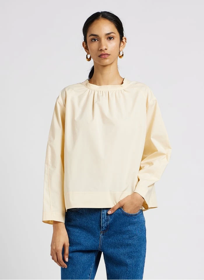 Soeur SCARLETT - Top En Popeline De Coton | Beige 3 Soeur SCARLETT - Top En Popeline De Coton | Beige