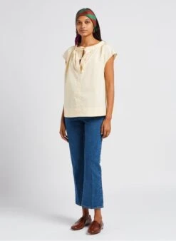 Soeur TANGER - Top En Popeline De Coton | Beige -Soeur 4047361