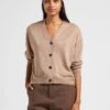 Soeur IDEM - Gilet Col V En Laine | Beige -Soeur 4052108 1