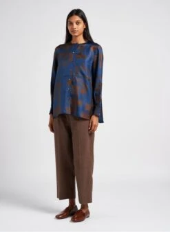 Soeur SARAJEVO - Pantalon Droit Chiné En Lin | Marron -Soeur 4052115