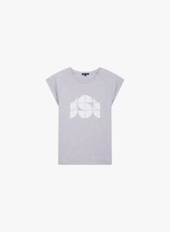 Soeur VALENTINA - Tee-shirt Col Rond En Coton | Gris -Soeur 4063638