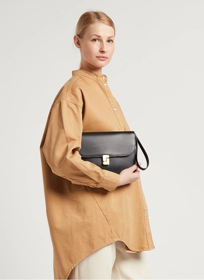 Soeur PALOMA - Pochette En Cuir Glacé | Noir 4 Soeur PALOMA - Pochette En Cuir Glacé | Noir – Image 2